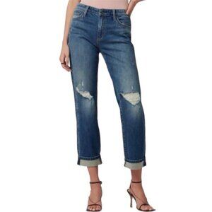 Joe’s Jeans 24 Niki Straight Leg Boyfriend Women’s Distressed Jeans Inglewood